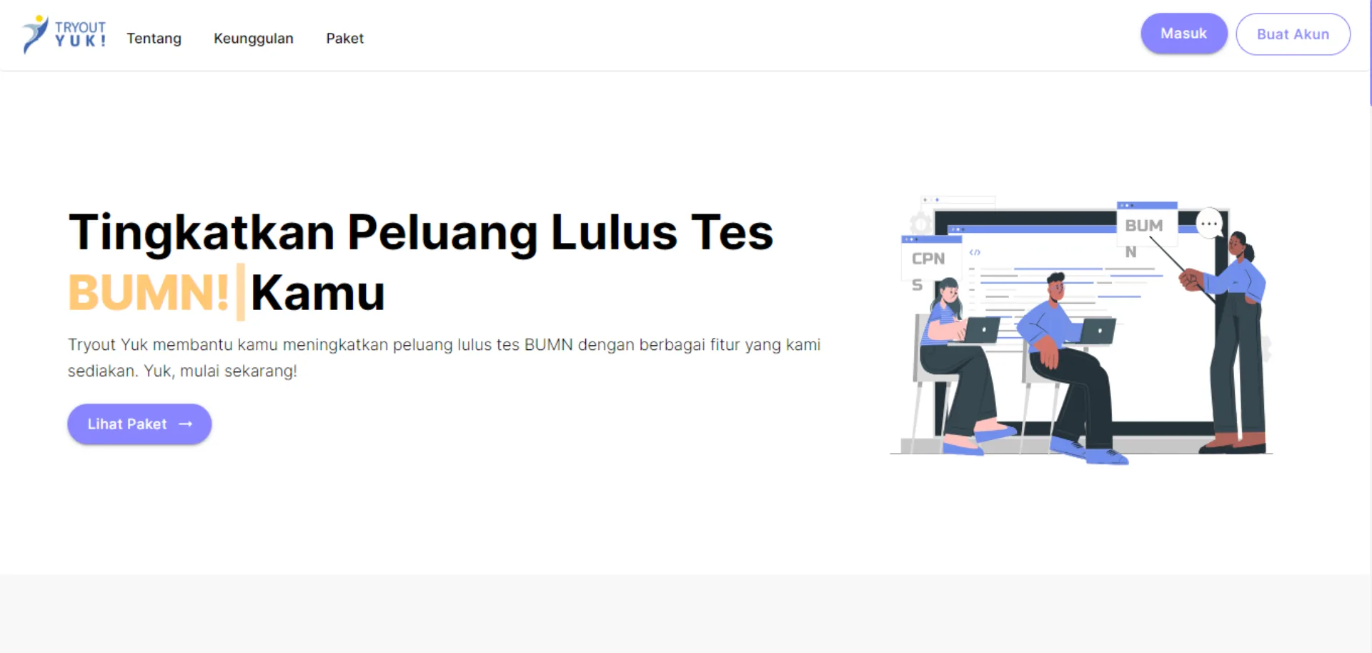 Tryout Web